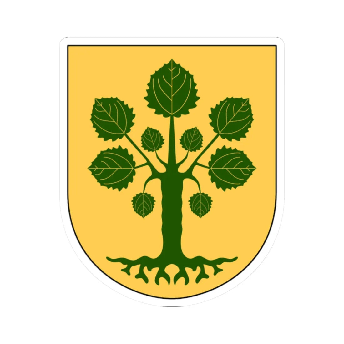 Lysing vapen (Sweden) (Coat of Arms) STICKER Vinyl Kiss-Cut Decal 2 Inch White - The Sticker Space