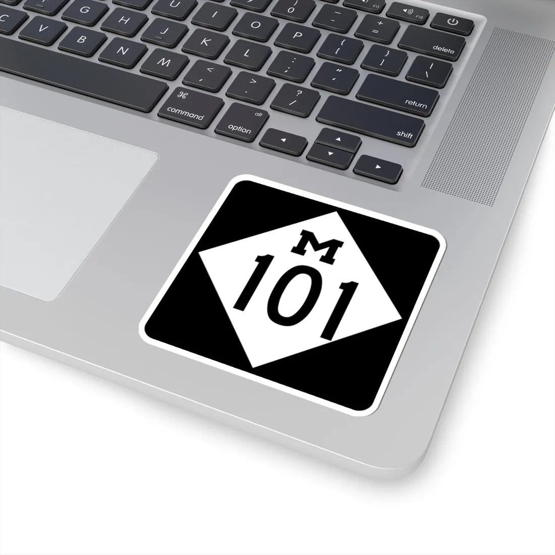 M-101 (Michigan) (Road Sign) STICKER Vinyl Kiss-Cut Decal - The Sticker Space