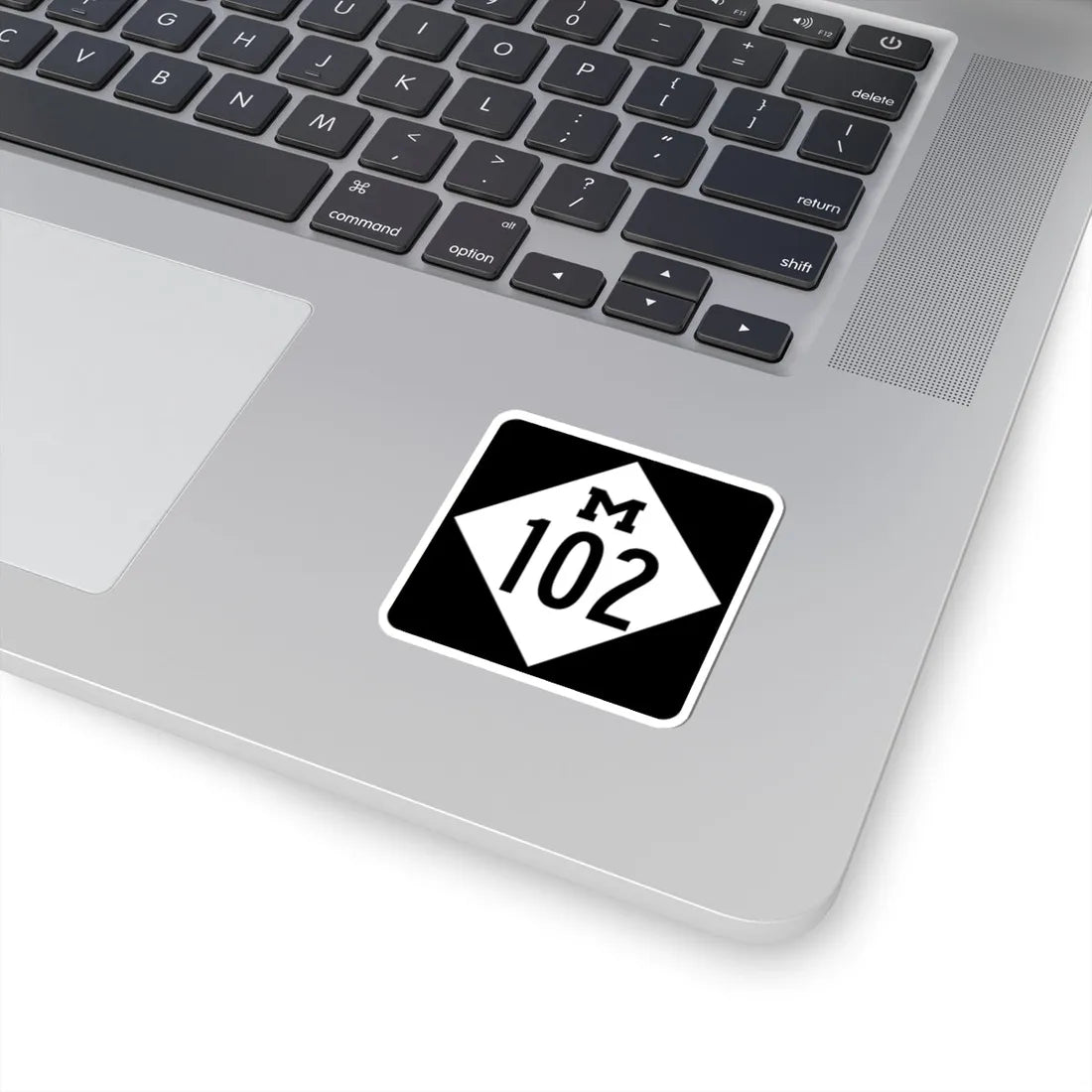 M-102 (Michigan) (Road Sign) STICKER Vinyl Kiss-Cut Decal - The Sticker Space
