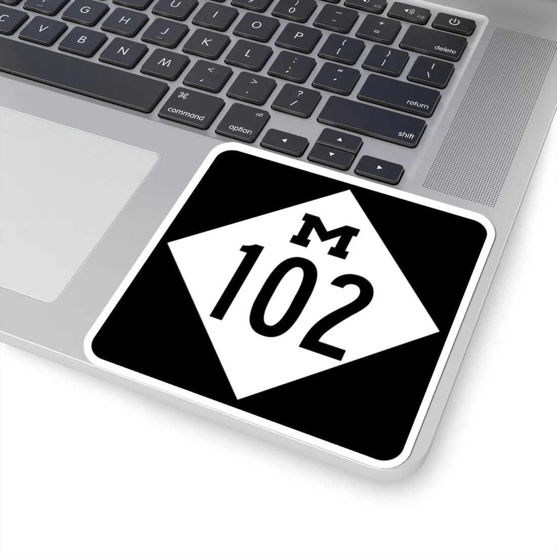 M-102 (Michigan) (Road Sign) STICKER Vinyl Kiss-Cut Decal - The Sticker Space