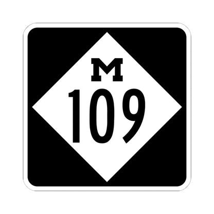 M-109 (Michigan) (Road Sign) STICKER Vinyl Kiss-Cut Decal - The Sticker Space