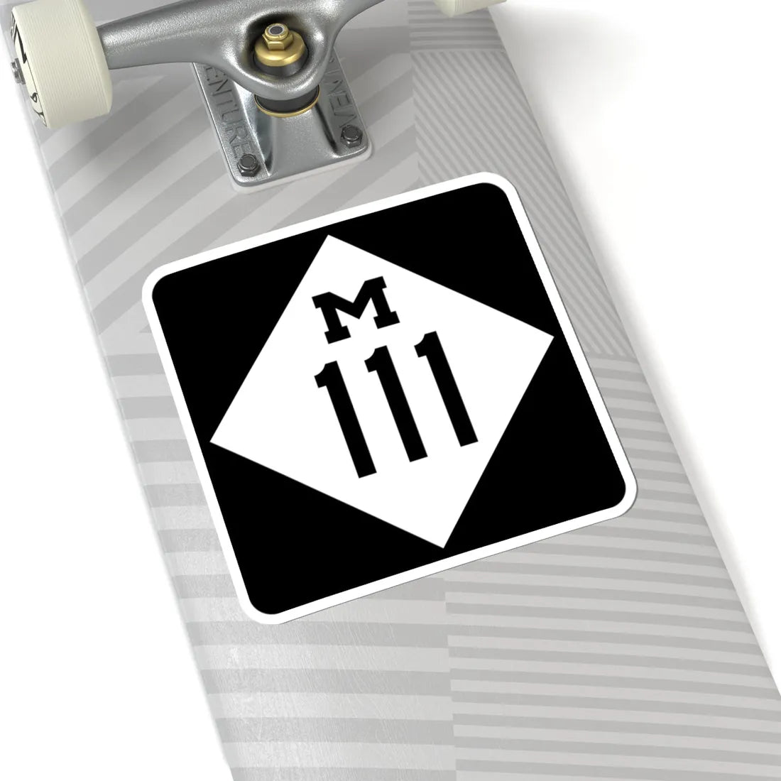 M-111 (Michigan) (Road Sign) STICKER Vinyl Kiss-Cut Decal - The Sticker Space