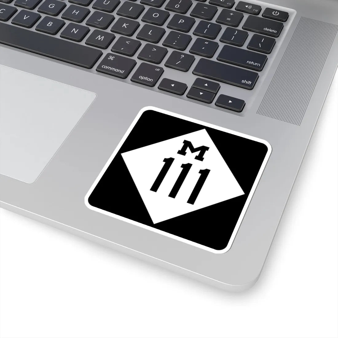 M-111 (Michigan) (Road Sign) STICKER Vinyl Kiss-Cut Decal - The Sticker Space