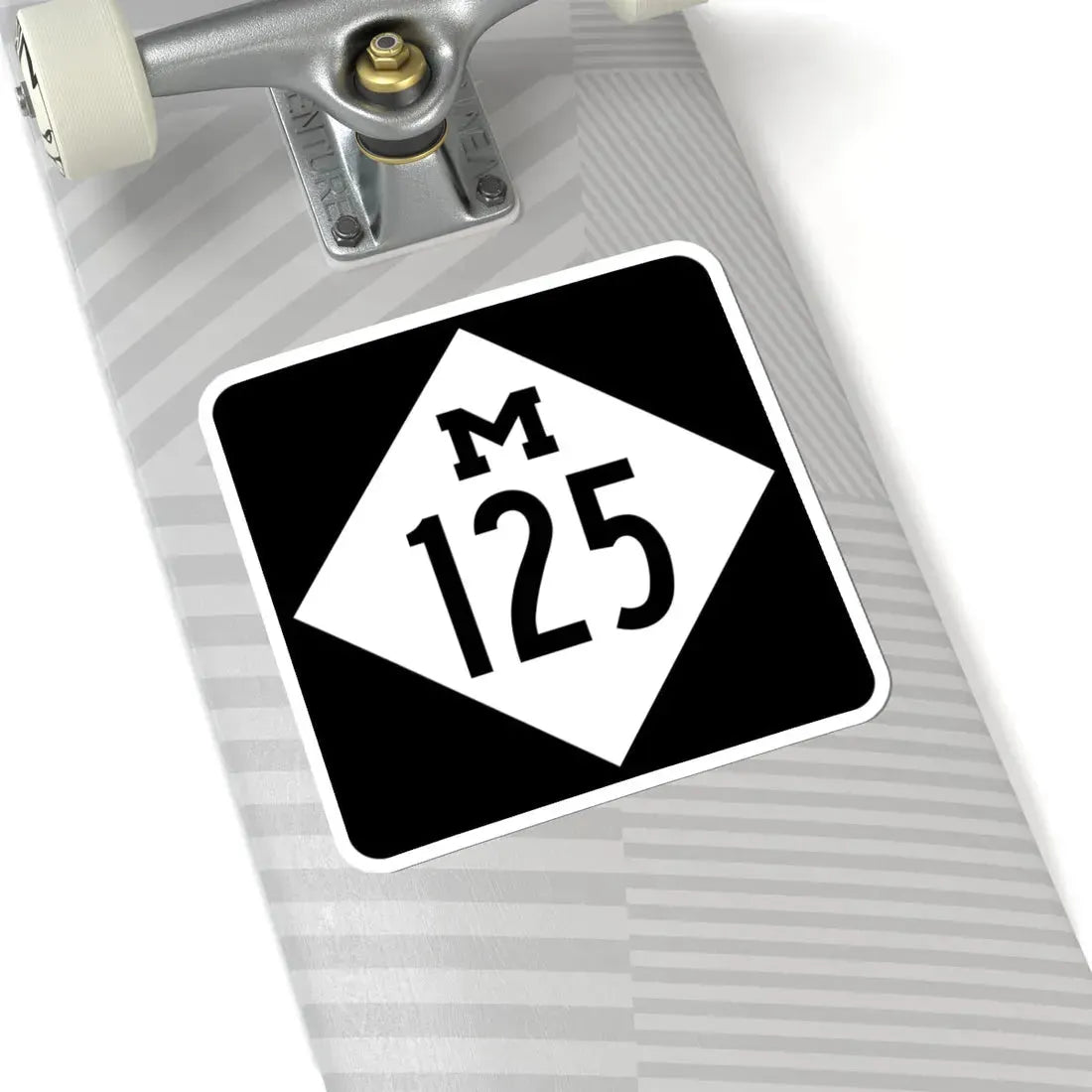 M-125 (Michigan) (Road Sign) STICKER Vinyl Kiss-Cut Decal - The Sticker Space
