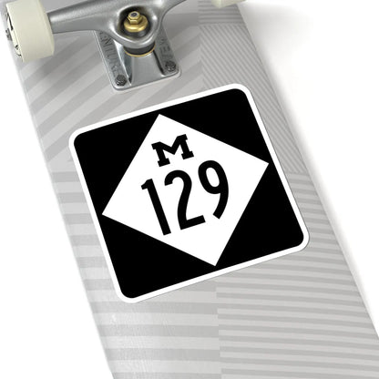 M-129 (Michigan) (Road Sign) STICKER Vinyl Kiss-Cut Decal - The Sticker Space