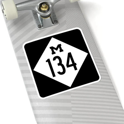M-134 (Michigan) (Road Sign) STICKER Vinyl Kiss-Cut Decal - The Sticker Space