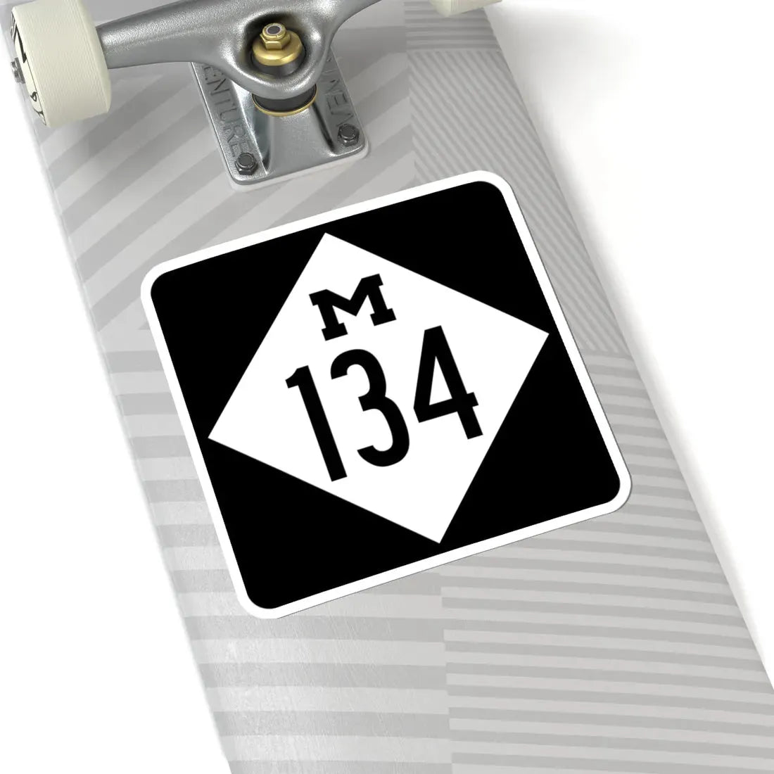 M-134 (Michigan) (Road Sign) STICKER Vinyl Kiss-Cut Decal - The Sticker Space