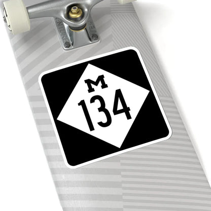 M-134 (Michigan) (Road Sign) STICKER Vinyl Kiss-Cut Decal - The Sticker Space