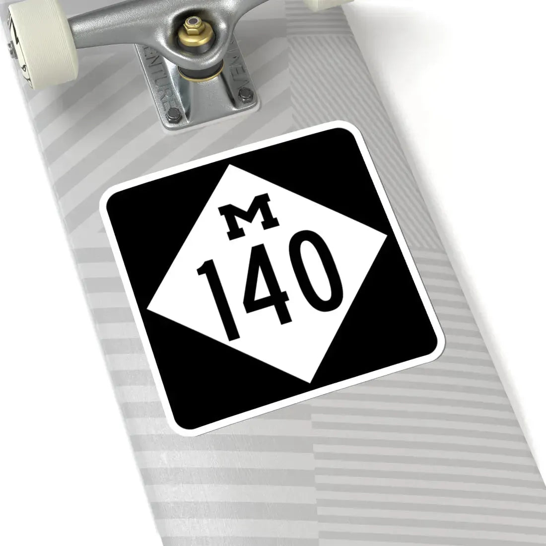 M-140 (Michigan) (Road Sign) STICKER Vinyl Kiss-Cut Decal - The Sticker Space