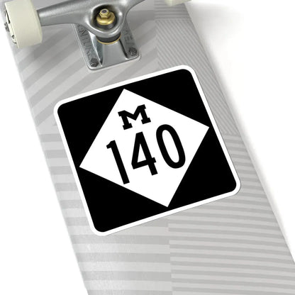 M-140 (Michigan) (Road Sign) STICKER Vinyl Kiss-Cut Decal - The Sticker Space