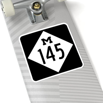 M-145 (Michigan) (Road Sign) STICKER Vinyl Kiss-Cut Decal - The Sticker Space