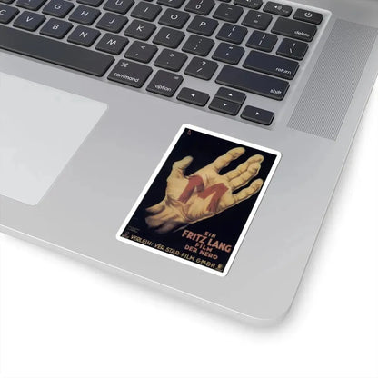 M 1931 Movie Poster - STICKER Vinyl Kiss-Cut Decal - The Sticker Space