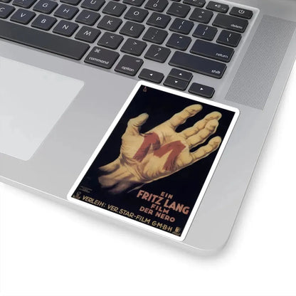 M 1931 Movie Poster - STICKER Vinyl Kiss-Cut Decal - The Sticker Space