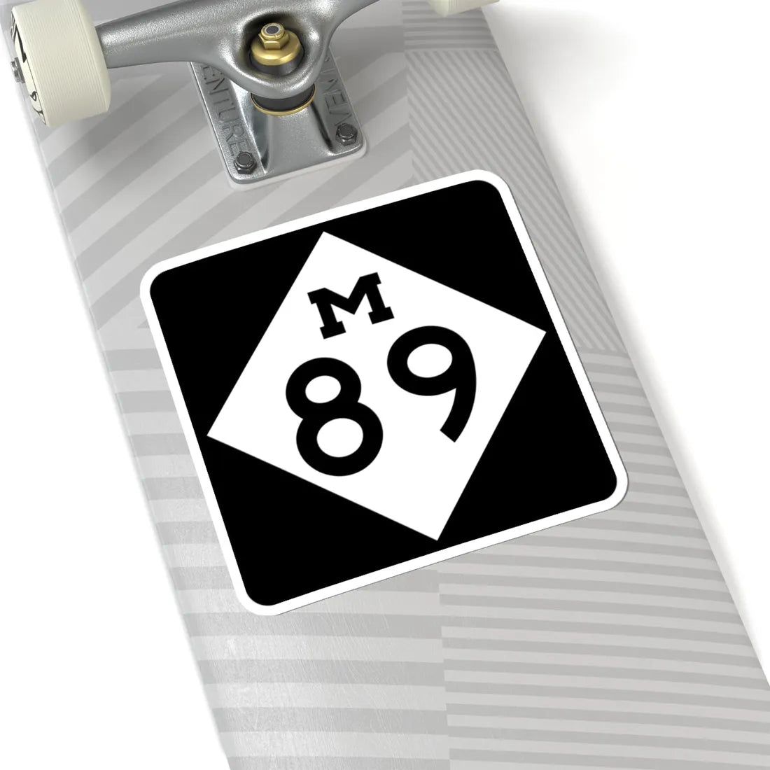 M-89 (Michigan) (Road Sign) STICKER Vinyl Kiss-Cut Decal - The Sticker Space