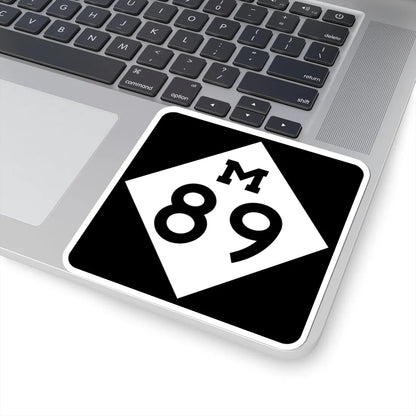 M-89 (Michigan) (Road Sign) STICKER Vinyl Kiss-Cut Decal - The Sticker Space