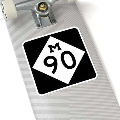 M-90 (Michigan) (Road Sign) STICKER Vinyl Kiss-Cut Decal - The Sticker Space