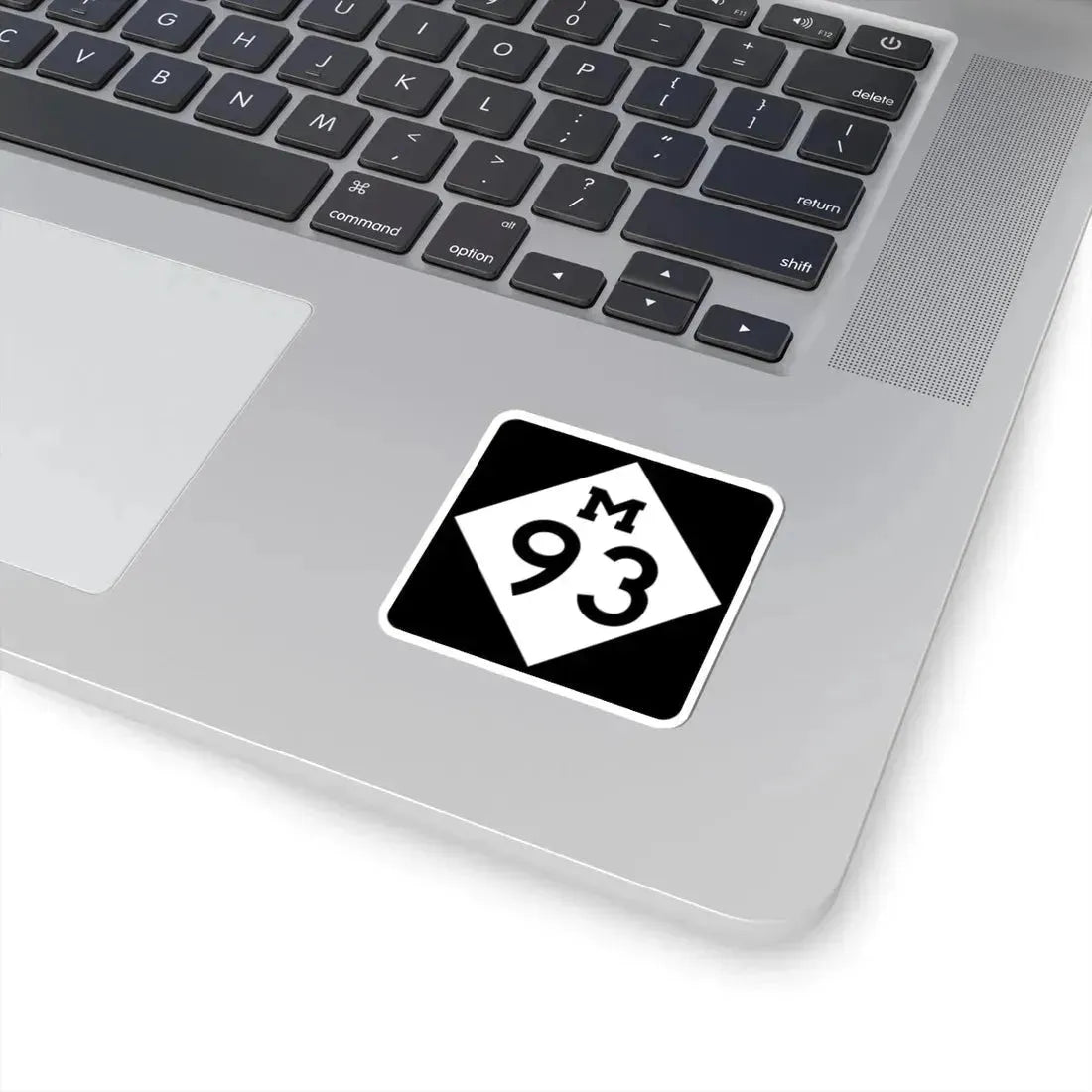 M-93 (Michigan) (Road Sign) STICKER Vinyl Kiss-Cut Decal - The Sticker Space