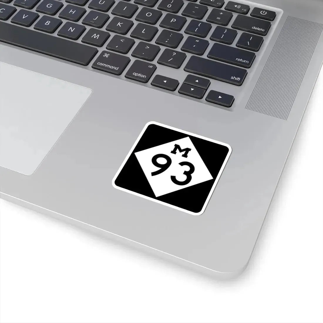 M-93 (Michigan) (Road Sign) STICKER Vinyl Kiss-Cut Decal - The Sticker Space