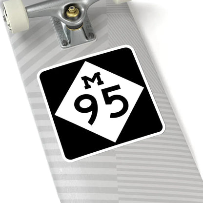 M-95 (Michigan) (Road Sign) STICKER Vinyl Kiss-Cut Decal - The Sticker Space