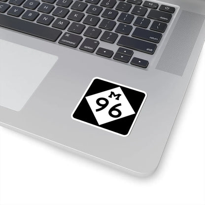 M-96 (Michigan) (Road Sign) STICKER Vinyl Kiss-Cut Decal - The Sticker Space