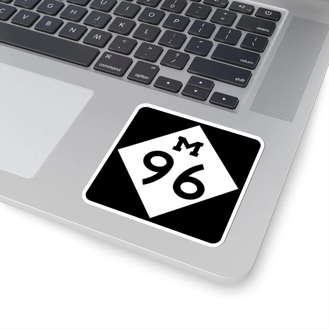 M-96 (Michigan) (Road Sign) STICKER Vinyl Kiss-Cut Decal - The Sticker Space
