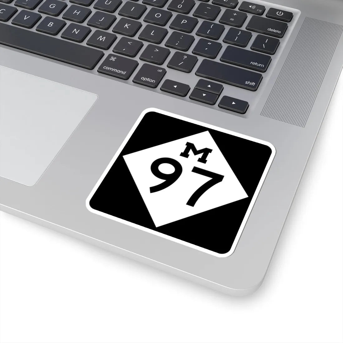 M-97 (Michigan) (Road Sign) STICKER Vinyl Kiss-Cut Decal - The Sticker Space