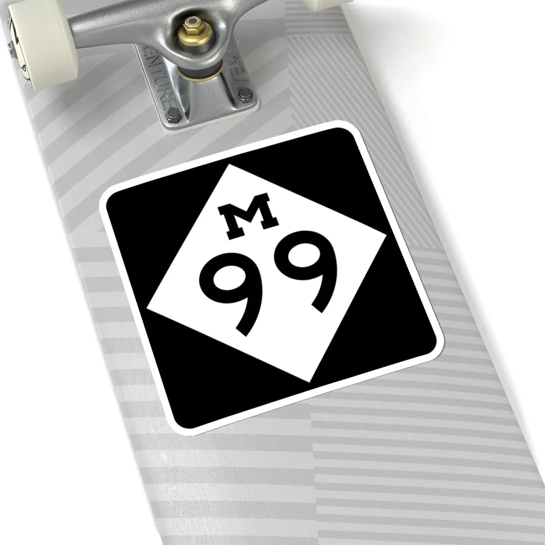 M-99 (Michigan) (Road Sign) STICKER Vinyl Kiss-Cut Decal - The Sticker Space