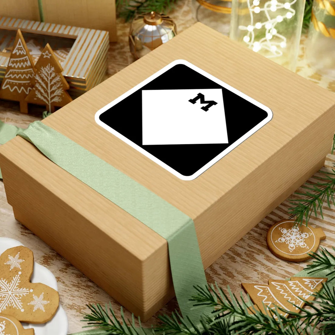 M-Blank (Michigan) (Road Sign) STICKER Vinyl Kiss-Cut Decal - The Sticker Space