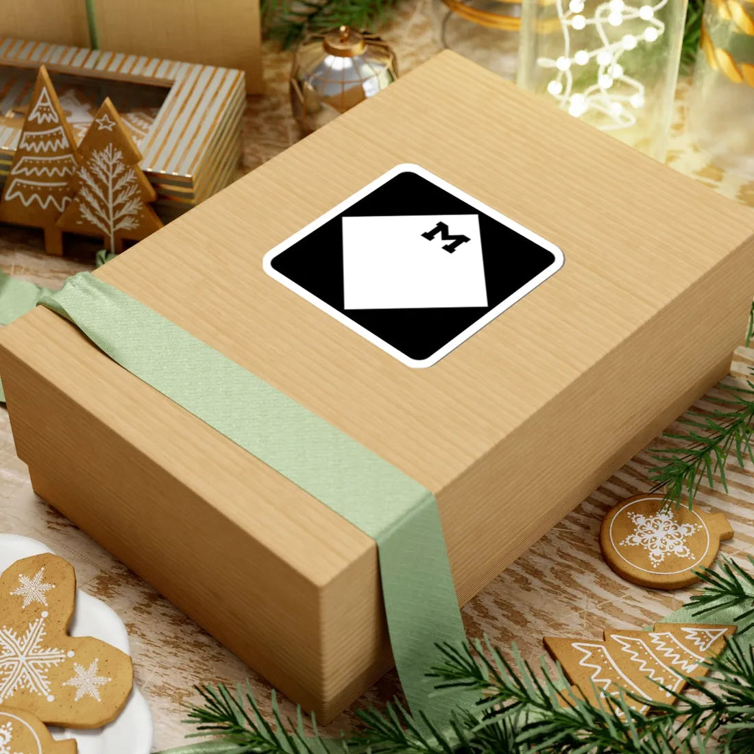 M-Blank (Michigan) (Road Sign) STICKER Vinyl Kiss-Cut Decal - The Sticker Space