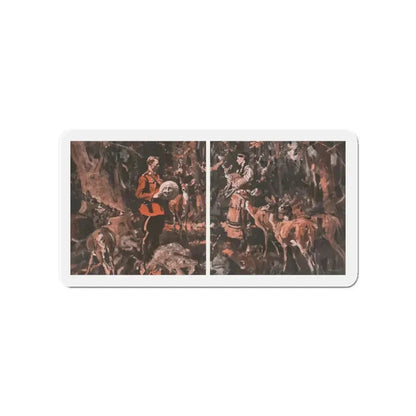 M'sieu Sweetheart (Pt. 2-1), McCall's, July 1930 (Magazine Illustration) Refrigerator Magnet 4 Inch - The Sticker Space