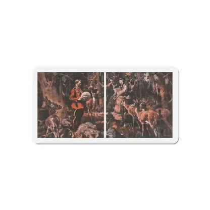 M'sieu Sweetheart (Pt. 2-1), McCall's, July 1930 (Magazine Illustration) Refrigerator Magnet 6 Inch - The Sticker Space