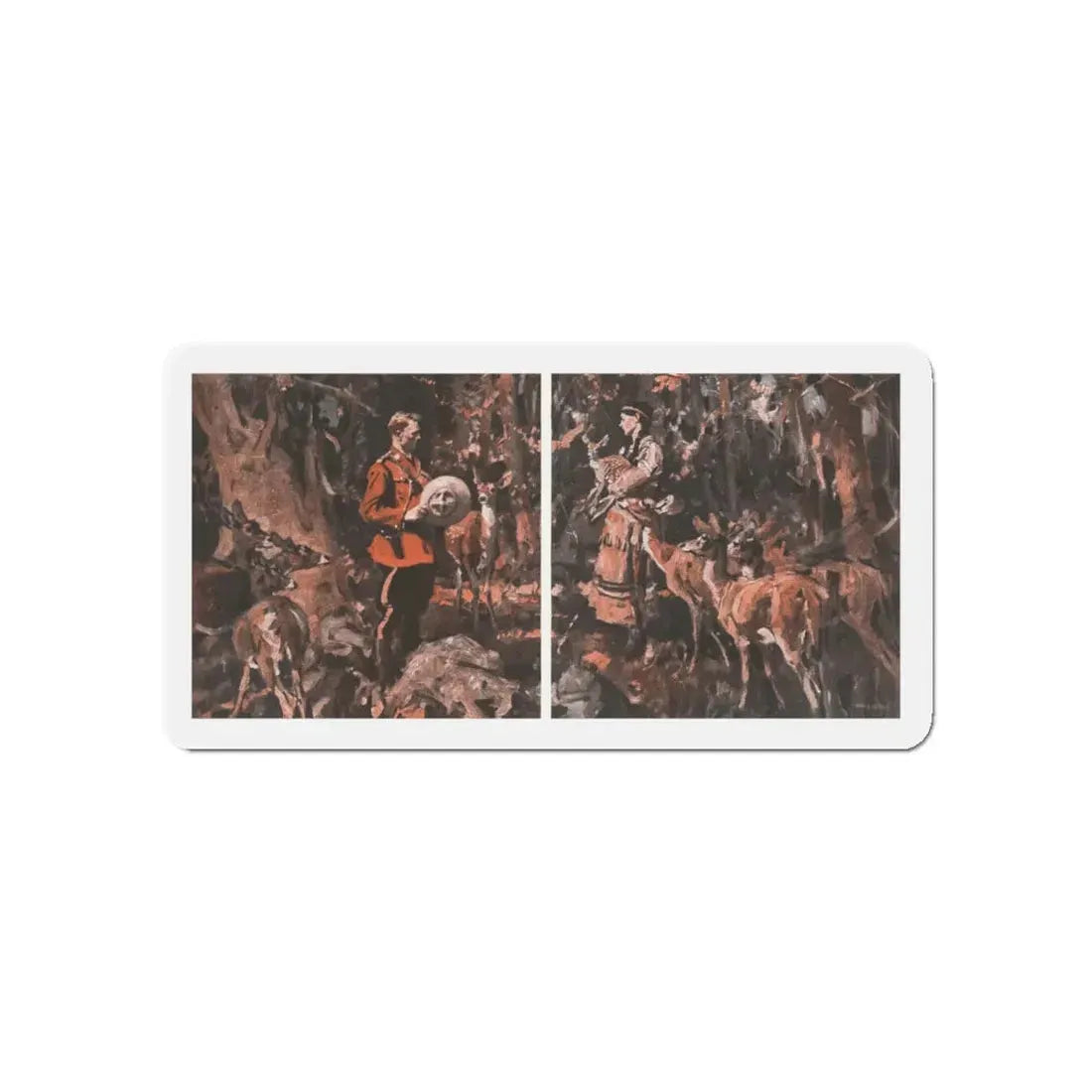 M'sieu Sweetheart (Pt. 2-1), McCall's, July 1930 (Magazine Illustration) Refrigerator Magnet - The Sticker Space