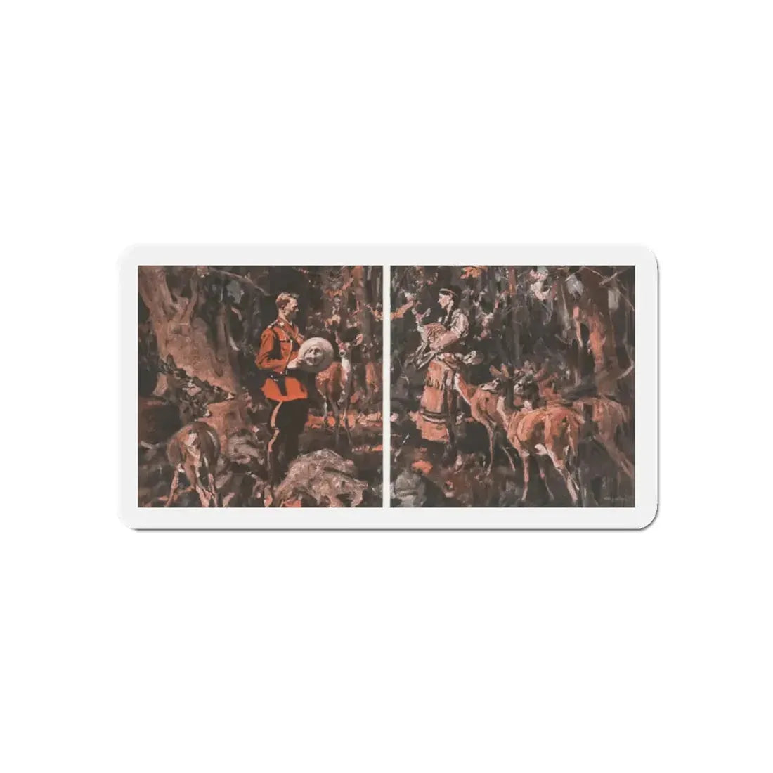 M'sieu Sweetheart (Pt. 2-1), McCall's, July 1930 (Magazine Illustration) Refrigerator Magnet - The Sticker Space