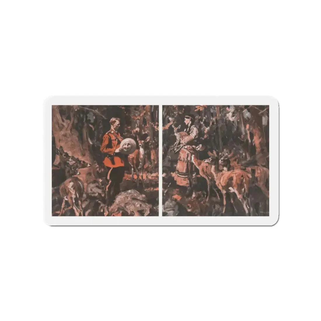 M'sieu Sweetheart (Pt. 2-1), McCall's, July 1930 (Magazine Illustration) Refrigerator Magnet - The Sticker Space