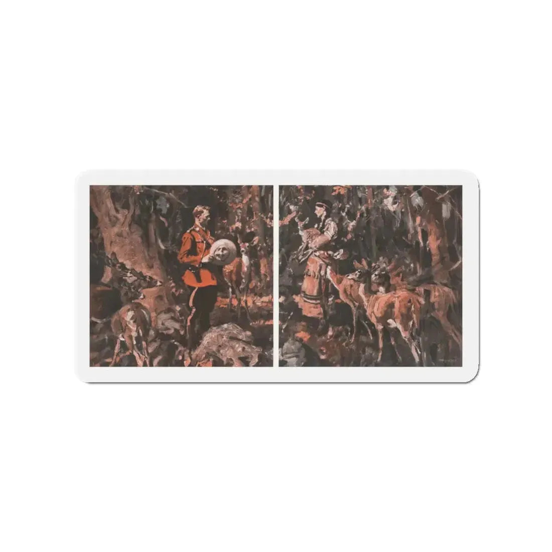 M'sieu Sweetheart (Pt. 2-1), McCall's, July 1930 (Magazine Illustration) Refrigerator Magnet - The Sticker Space