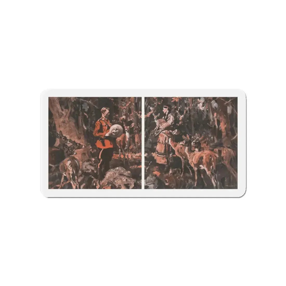 M'sieu Sweetheart (Pt. 2-1), McCall's, July 1930 (Magazine Illustration) Refrigerator Magnet - The Sticker Space