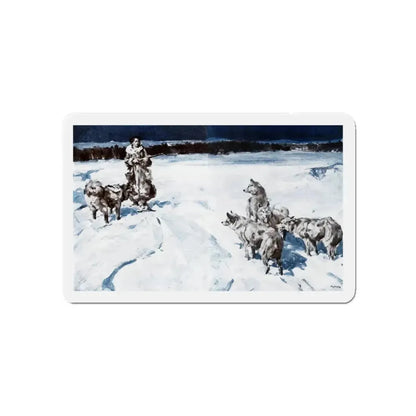 M'sieu Sweetheart (Pt. 4), McCall's, September 1930 (Magazine Illustration) Refrigerator Magnet 5 Inch - The Sticker Space