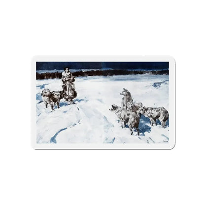 M'sieu Sweetheart (Pt. 4), McCall's, September 1930 (Magazine Illustration) Refrigerator Magnet - The Sticker Space