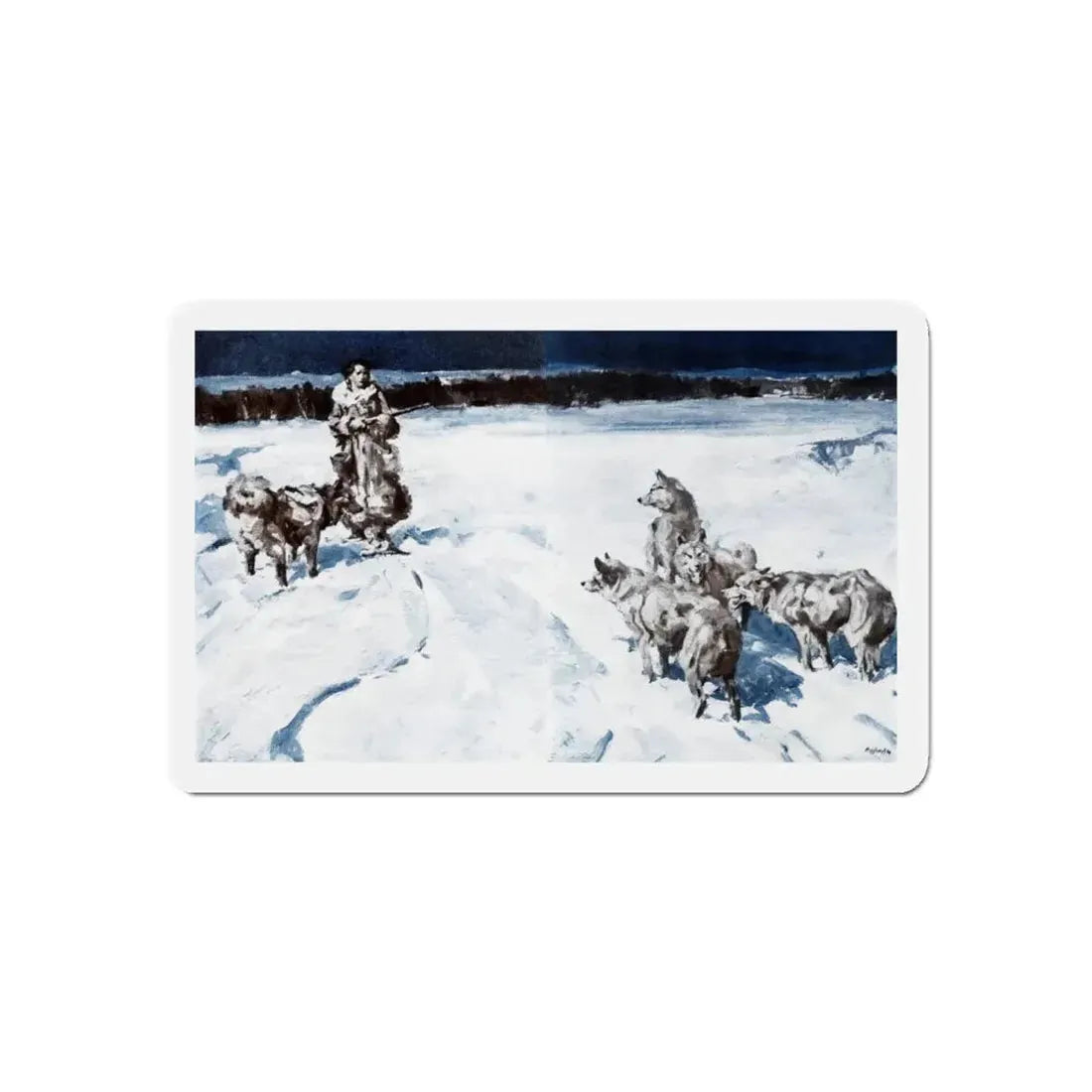 M'sieu Sweetheart (Pt. 4), McCall's, September 1930 (Magazine Illustration) Refrigerator Magnet - The Sticker Space