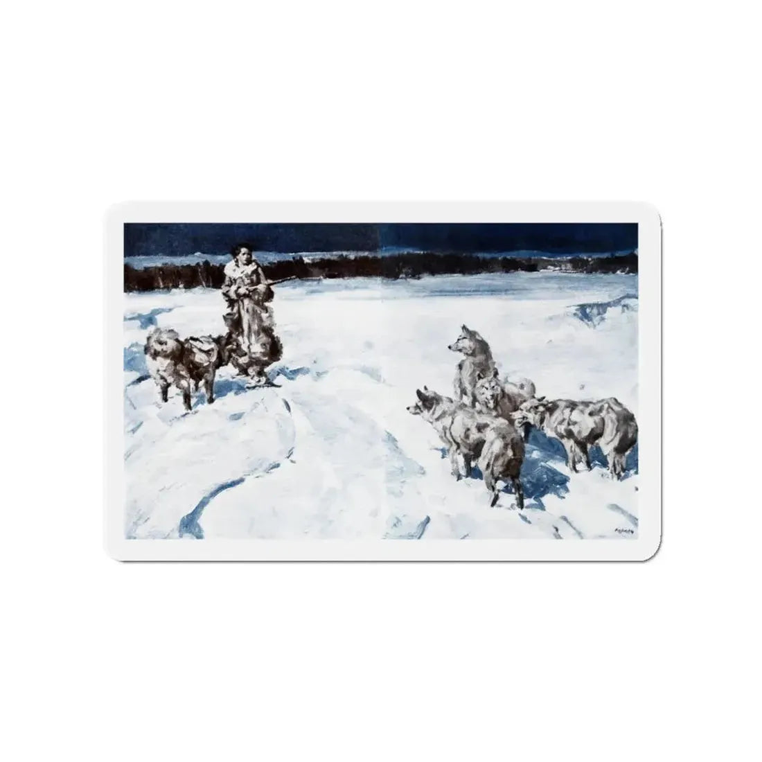 M'sieu Sweetheart (Pt. 4), McCall's, September 1930 (Magazine Illustration) Refrigerator Magnet - The Sticker Space