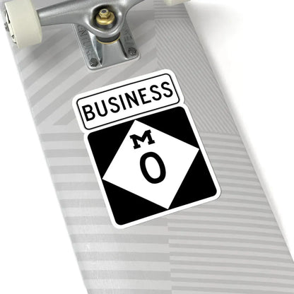 M-TempBus (Michigan) (Road Sign) STICKER Vinyl Kiss-Cut Decal - The Sticker Space