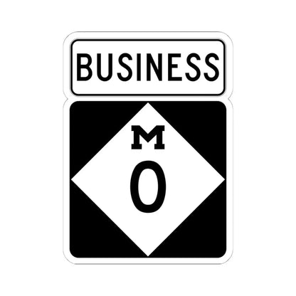 M-TempBus (Michigan) (Road Sign) STICKER Vinyl Kiss-Cut Decal - The Sticker Space