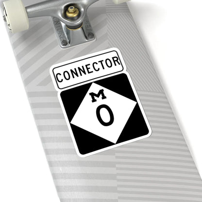 M-TempConn (Michigan) (Road Sign) STICKER Vinyl Kiss-Cut Decal - The Sticker Space