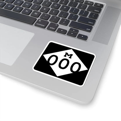 M-Template3 (Michigan) (Road Sign) STICKER Vinyl Kiss-Cut Decal - The Sticker Space