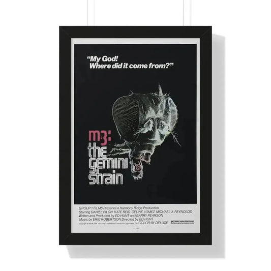 M3 THE GEMINI STRAIN 1979 - Framed Movie Poster 16″ x 24″ Black - The Sticker Space