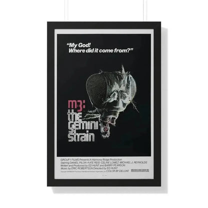 M3 THE GEMINI STRAIN 1979 - Framed Movie Poster 20" x 30" Black - The Sticker Space