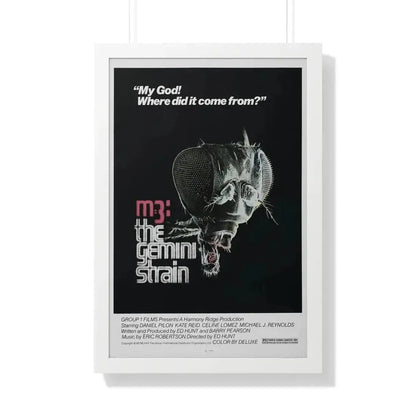 M3 THE GEMINI STRAIN 1979 - Framed Movie Poster 20" x 30" White - The Sticker Space