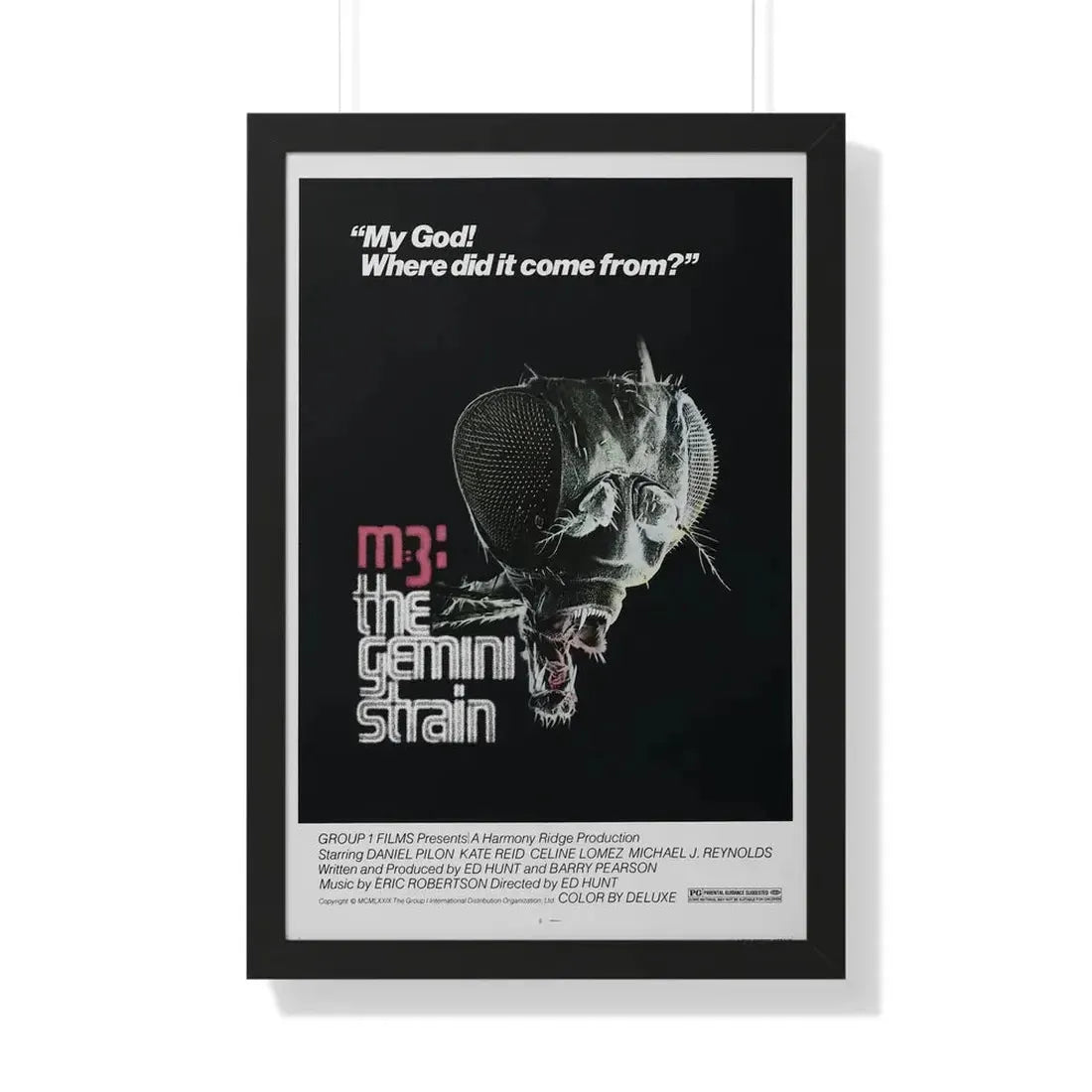 M3 THE GEMINI STRAIN 1979 - Framed Movie Poster - The Sticker Space