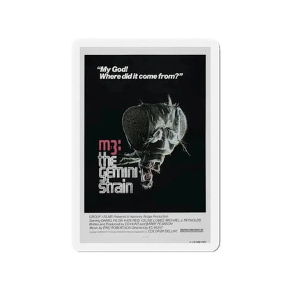M3 THE GEMINI STRAIN 1979 Movie Poster - Refrigerator Magnet 2 Inch Die-Cut - The Sticker Space