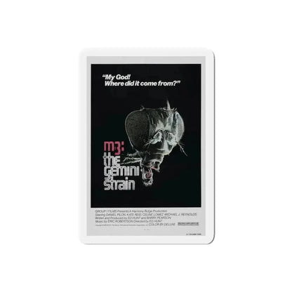 M3 THE GEMINI STRAIN 1979 Movie Poster - Refrigerator Magnet 6 Inch Die-Cut - The Sticker Space